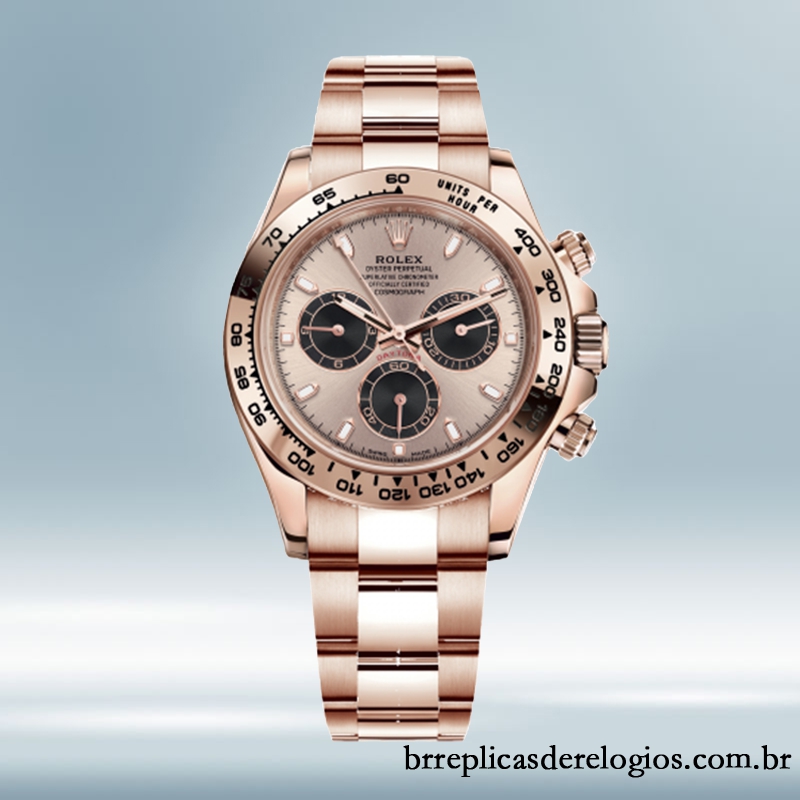 Rolex Daytona Masculino M Mm Mostrador De Ouro Rosa As